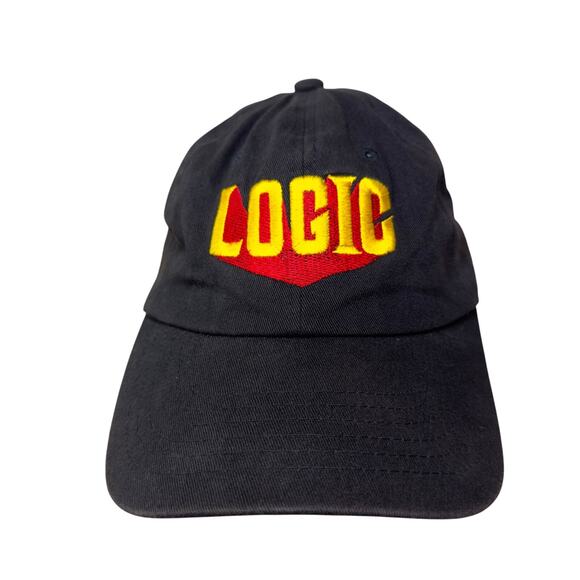 Logic Hat Cap Bobby Tarantino Music Hip Hop Rap Black Adjustable Strap Back - Picture 1 of 9